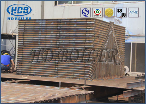 ASME Boiler Pressure Parts Water Wall Panels For Sugar Mill Automatic submerged arc welding