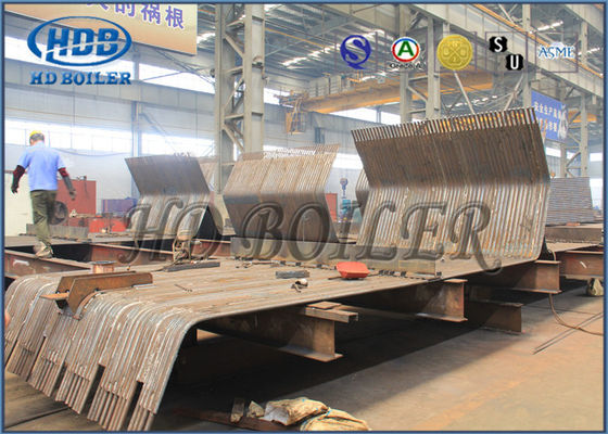 ASME Boiler Pressure Parts Water Wall Panels For Sugar Mill Automatic submerged arc welding