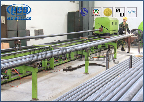 Economizer Spiral Boiler Fin Tube Material H Type For Coal Power Plant