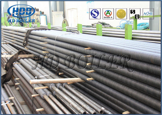 Economizer Spiral Boiler Fin Tube Material H Type For Coal Power Plant