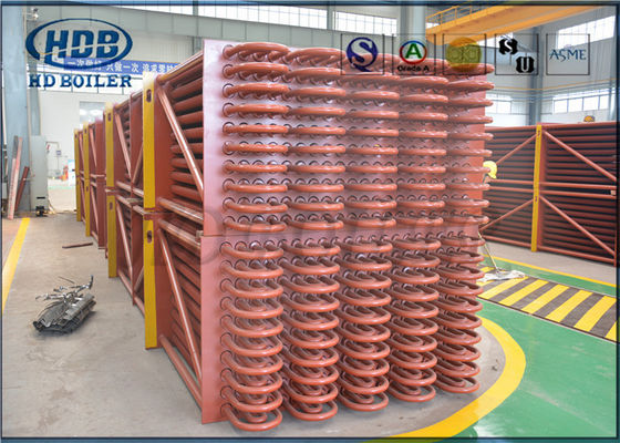CFB Boiler Serpentine Tube Economiser Heat Exchanger For Coal Fired Power Station
