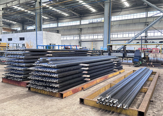H Fin Hot Water Boiler Economizer Tube Material Fabrication