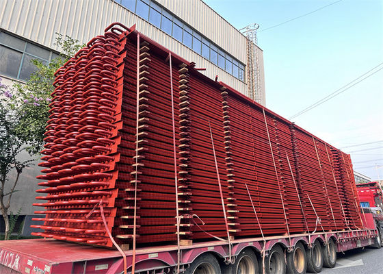 Bare H Finned Tubes Economizer Exhaust Heat Recovery Unit boiler flue gas economizer