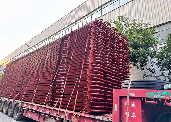 Bare H Finned Tubes Economizer Exhaust Heat Recovery Unit boiler flue gas economizer
