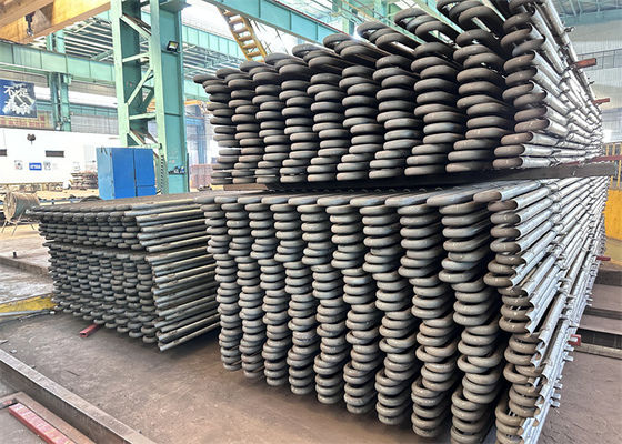Stainless Steel Boiler Serpentine Platen Superheater Coils Shield Clamp For Steam Heating