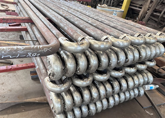 Stainless Steel Boiler Serpentine Platen Superheater Coils Shield Clamp For Steam Heating