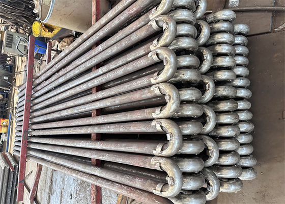 Stainless Steel Boiler Serpentine Platen Superheater Coils Shield Clamp For Steam Heating