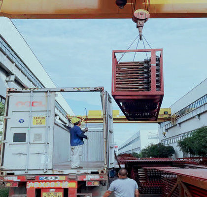 TUV Nco622 Boiler Superheater Coils With Cladding Anti Abrasive