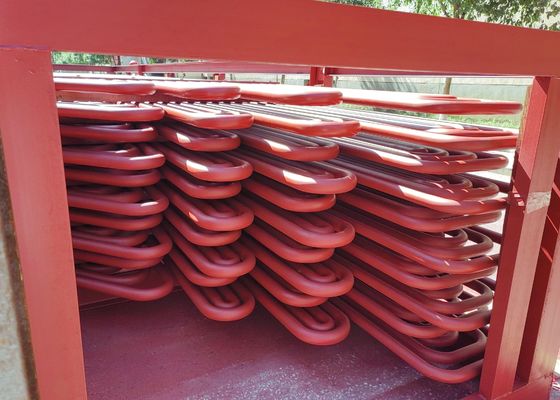 SA192 Painted Superheater And Reheater Serpentine Coils Economiser In Power Plant