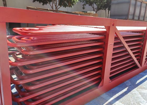 Red Boiler Superheater And Reheater In Steam Power Plant Customized