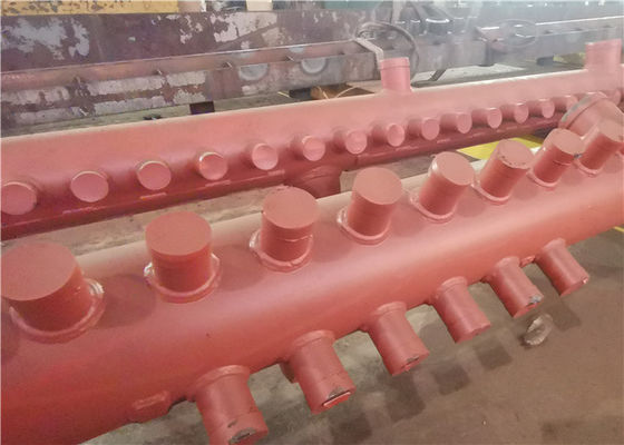 High Performance Carbon Steel Boiler Manifold Headers For Central Air Conditioners Oem