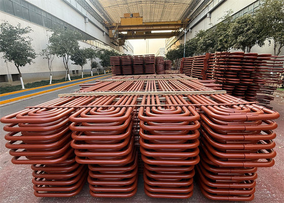Power Plant Biomass Boiler Spare Parts Serpentine Coils ASME For Thermal Steam
