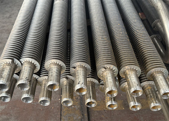 High Frequency Welded Carbon Steel Spiral Fin Tube For Boiler Heat Exchanger
