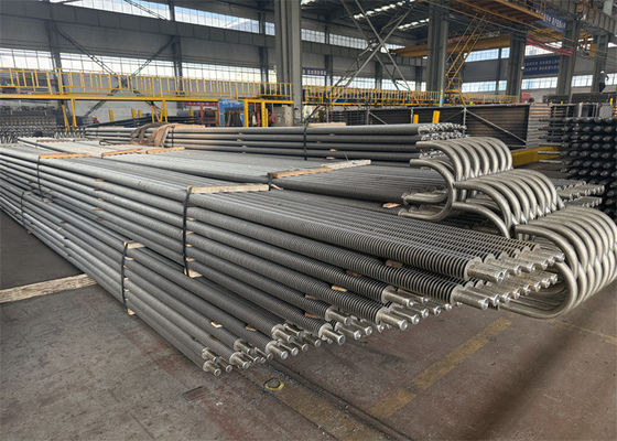 High Frequency Welded Carbon Steel Spiral Fin Tube For Boiler Heat Exchanger
