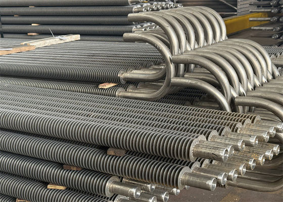 High Frequency Welded Carbon Steel Spiral Fin Tube For Boiler Heat Exchanger