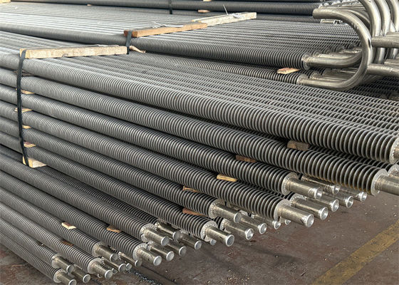 High Frequency Welded Carbon Steel Spiral Fin Tube For Boiler Heat Exchanger