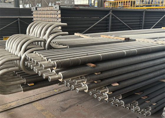High Frequency Welded Carbon Steel Spiral Fin Tube For Boiler Heat Exchanger