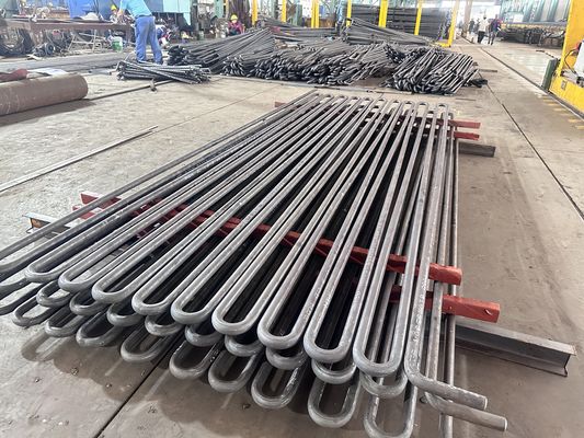 Industrial Boiler Superheater Coils with 1 Year Warranty Customized Heat Transfer Area and Size for Heavy-Duty Heating