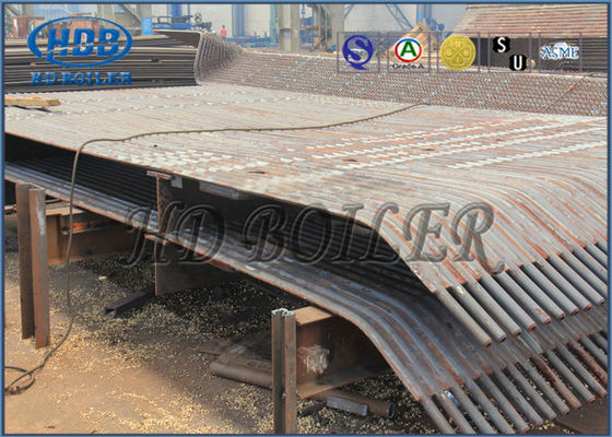 Heating Surface Boiler Water Wall Panels For Sugar Mill Automatic Submerged Arc Welding