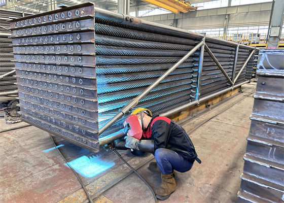 3mm-25mm Welded Spiral Fin Tube Boiler For Heat Flow OEM